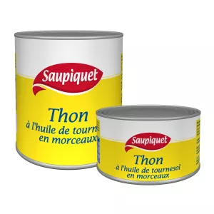 Tonno in Pezzi Sott'Olio 400g - SAUPIQUET