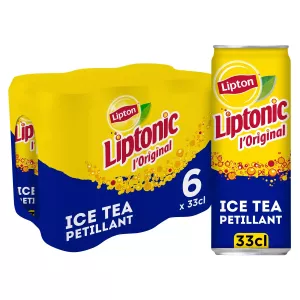 グリーンレモンフレーバーティードリンク6x33clレモンフレーバー - LIPTON