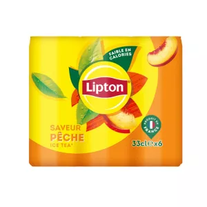 आड़ू स्वाद वाली आइस्ड चाय पेय 6x33सीएल - LIPTON