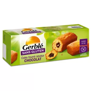 Cake fourré au chocolat sans gluten 210g - GERBLE