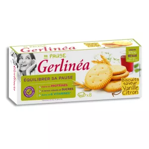 Biscuit saveur citron/vanille 156g - GERLINEA