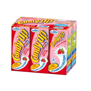 ストロベリー風味のミルクドリンク 6x20cl - CANDY UP