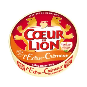 Coulommiers queijo os extracorners 385g - COEUR DE LION