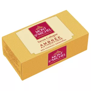 Savon Solide Ambrée  Authentique 125 G - MONT ST MICHEL