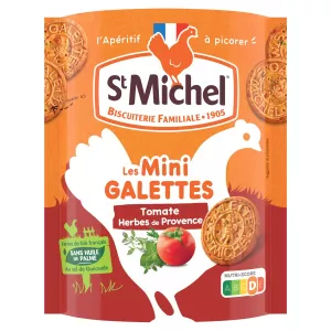 Mini Galette Tomato Herbes de Provence 100g - St Michel