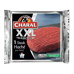 Стейк Hache XXL, 15%M.G 180g - CHARAL