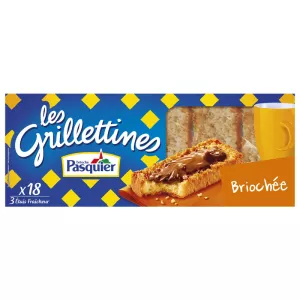 Tartines les Grillettines Briochées x18 240g - PASQUIER