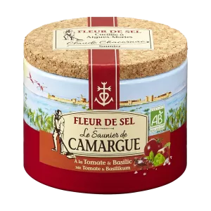 Fleur De Sel Pomodoro E Basilico Bio 125g - Le saunier de camargue