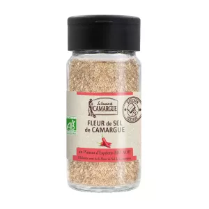 Fleur De Sel Piment D'espelette Bio 80g - Le saunier de camargue