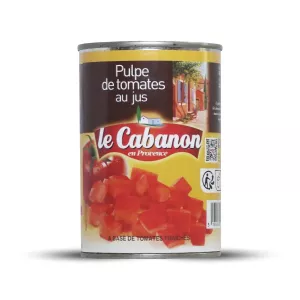 Pulpe de tomates en dés 400g - LE CABANON
