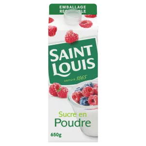 Sucre Poudre Pack 650g - SAINT LOUIS