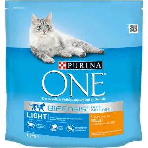 Dry cat food Light/chicken 1.5kg - PURINA ONE