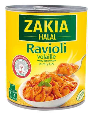 Halal Poultry Ravioli 800g - ZAKIA