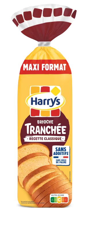 Brioche Tranchée Nature Sans Additifs, 680g - HARRYS