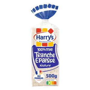 Pan de sándwich normal y sin corteza, lonchas gruesas, 15 t 500 g - HARRY'S