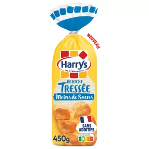 三つ編みブリオッシュ 低糖質 無添加 450g - Harrys