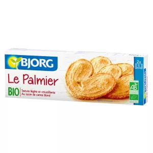 100g Bisc Palmier Bio Bjorg