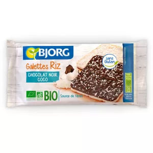 90g Galettes Riz Choc Coco Bio