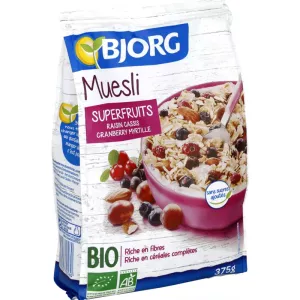 Muesli superfruits BIO 375g - BJORG