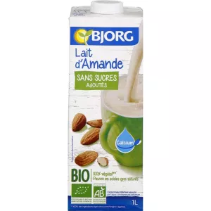 Boisson d'amande sans sucre BIO 1L - BJORG