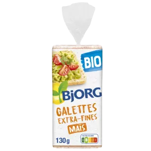 Biologische Extra Fijne Maïskoekjes 130g - BJORG