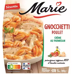 Cozinheiro de frango gnocchetti, creme de creme parmesão de 300g - Marie