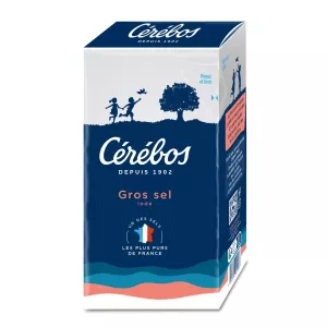 Gros sel iodé 1kg - CEREBOS