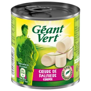 Coeurs de Palmiers Coupés; 110g - GEANT VERT