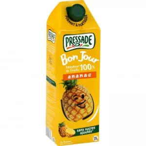 Jus d'ananas sans sucres ajoutés 1,5L - PRESSADE