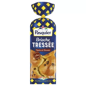 Brioche Tressée Pépites de Chocolat 630g - BRIOCHE PASQUIER