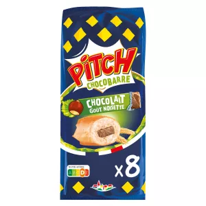 Brioche Pitch Chocobar Sabor Avelã X8 300g - BRIOCHE PASQUIER