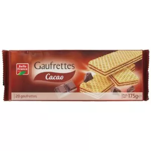 Gaufrettes Au Cacao X 20 175g - BELLE FRANCE