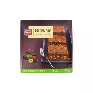 Brownie Chocolat Noisettes 285g - BELLE FRANCE
