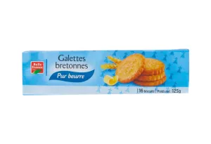 Pure Butter Breton Galette X 16 125g - BELLE FRANCE