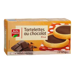 Dunkles Schokoladentörtchen X9 125g - BELLE FRANCE