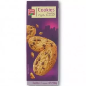 Cookie Nougatine Pépites Chocolat X 12 200g - BELLE FRANCE