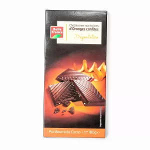 Degust Sinaasappel Pure Chocolade 100g - BELLE FRANCE