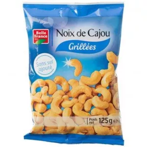 Cashews iliyokatwa bila chumvi imeongezwa 125g - BELLE FRANCE