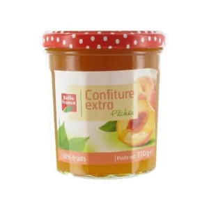 Confiture Extra Pêche 370g - BELLE FRANCE