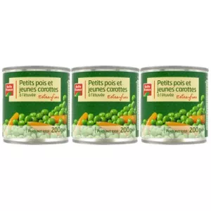 Морковный горошек Экстра Мелкий Тушеный 600г - BELLE FRANCE