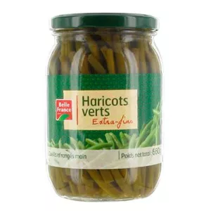 Haricots varts ext पंख 660g - BELLE FRANCE