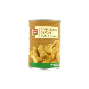 Champignon De Paris Pieds Et Morceaux 400g - BELLE FRANCE