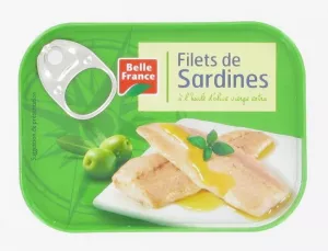Filetto sardin con olio extra vergine di oliva 1x7 - BELLE FRANCE