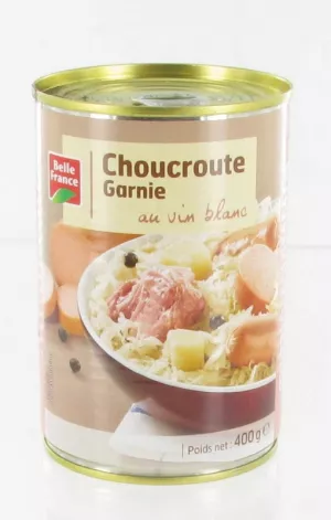 Mit Weißwein garniertes Sauerkraut 400g - BELLE FRANCE