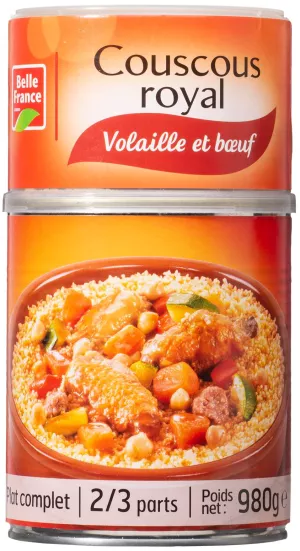 Couscous Royal Volaille Bœuf 1050g - BELLE FRANCE