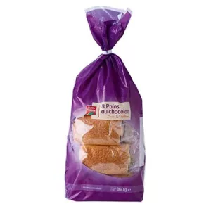 Pain Au Chocolat X8 360g - BELLE FRANCE