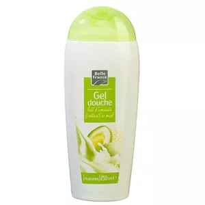 Asali Almond Maziwa ya kuoga gel 250ml - BELLE FRANCE