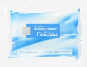 Make-up-Entferner-Tücher für normale Haut, 25 Stück - BELLE FRANCE