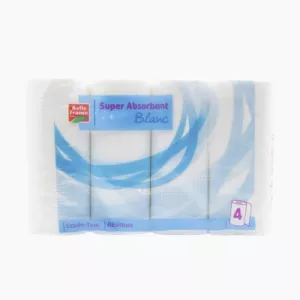 Essuie Tout Blanc X 4 Rouleaux - BELLE FRANCE