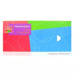 Bte 90 Mouchoirs Blc  B - BELLE FRANCE